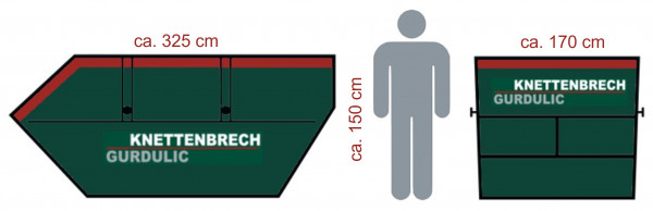 Absetzcontainer für Gem. Bau-/Abbruchabfälle in Großraum Lauterbach